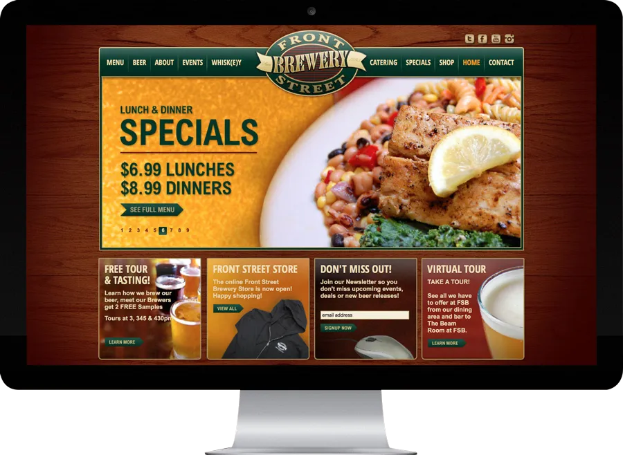 Front Street Brewery - Home Page