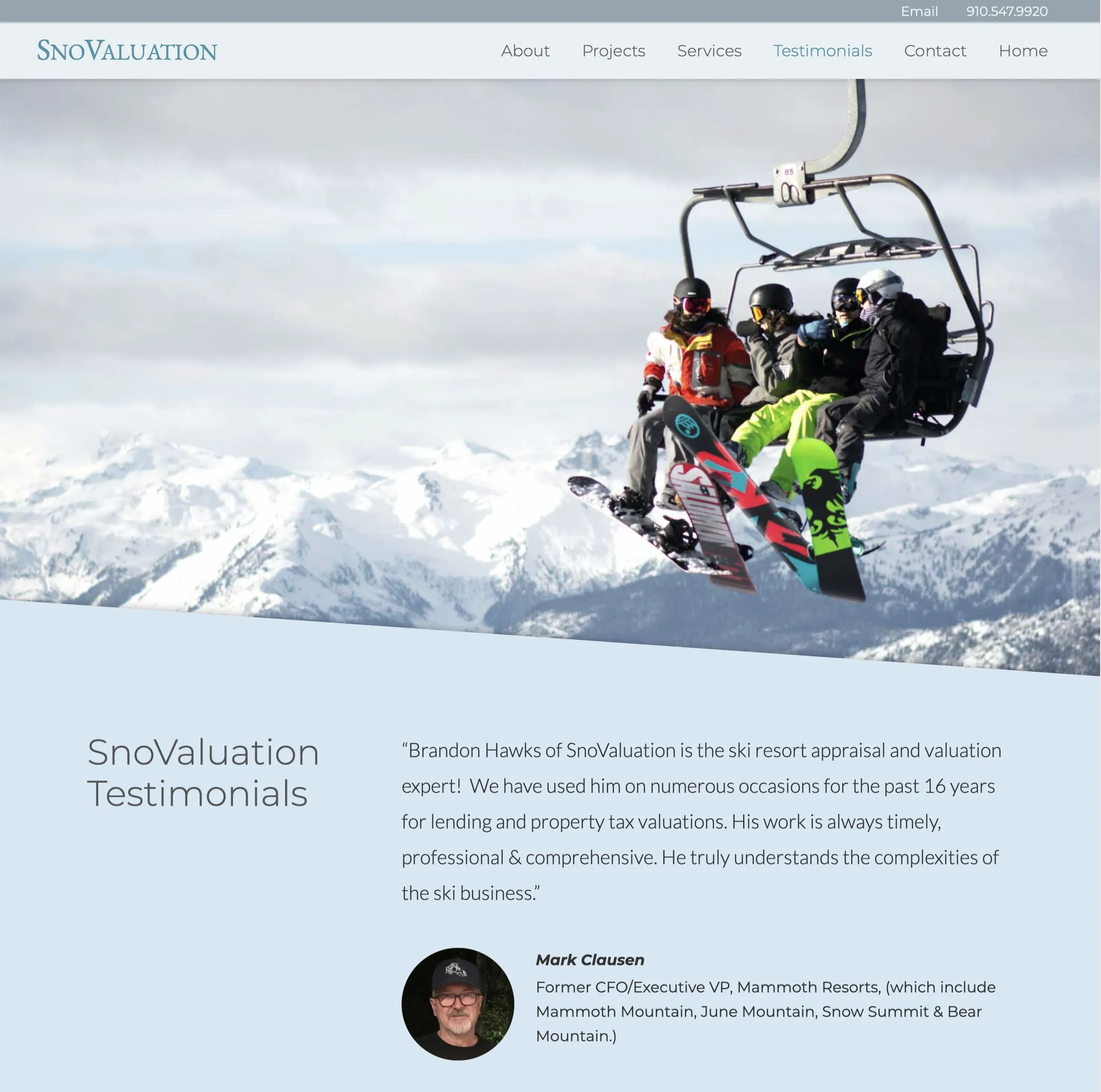 SnoValuation Website Screenshot 08
