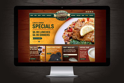 Front Street Brewery Home Page Image