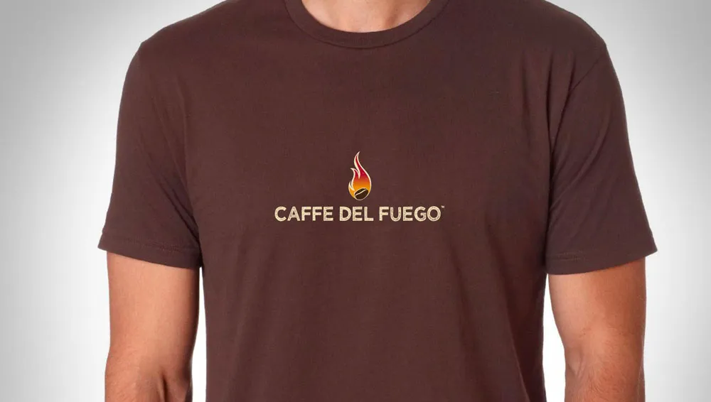 Caffe Del Fuego - T-shirt Design